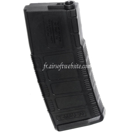 King Arms 140 Billes TWS TMAG Mid-Cap Chargeur Convient pour M4 M16 Série AEG Fusil Airsoft