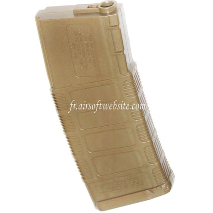 King Arms 140 Billes TWS TMAG Mid-Cap Chargeur Convient pour M4 M16 Série AEG Fusil Airsoft