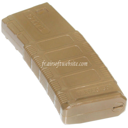 King Arms 140 Billes TWS TMAG Mid-Cap Chargeur Convient pour M4 M16 Série AEG Fusil Airsoft