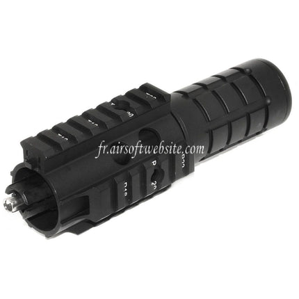 APS 166mm Mini Patriot Avant Kit Canon Extérieur Free Float Rail de Garde-Main Convient pour APS ASR Tokyo Marui M4 M16 Série AEG Fusil Airsoft Noir
