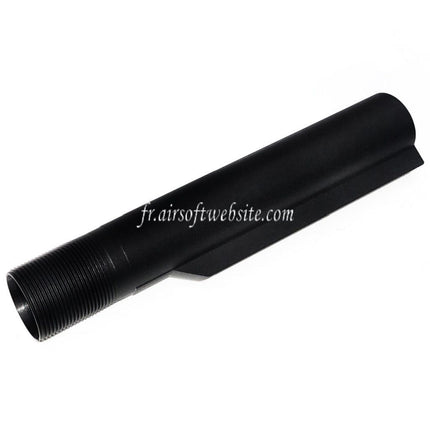 Guns Modify GM CNC Aluminum 6-Positions Crosse Buffer Tube Convient pour Tokyo Marui M4 MWS Série GBB Fusil Airsoft Noir