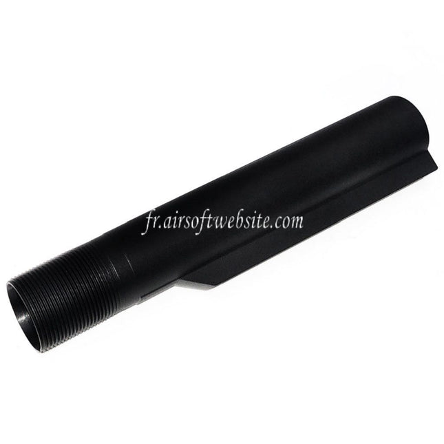 Guns Modify GM CNC Aluminum 6-Positions Crosse Buffer Tube Convient pour Tokyo Marui M4 MWS Série GBB Fusil Airsoft Noir