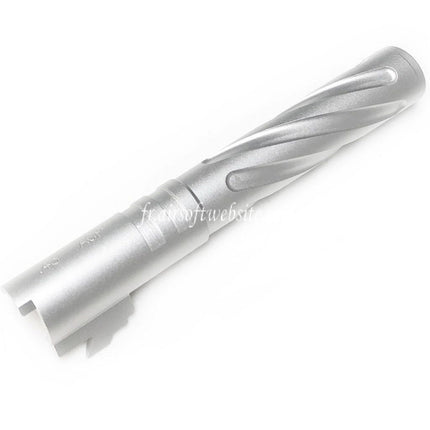 5KU 5 Pouces 123/127mm CNC Aluminium Tornade Style Spirale Canon Extérieur +11mm CW Convient pour Armorer Works AW WE-TECH Tokyo Marui Hi-Capa 5.1 GBB Pistolet Airsoft