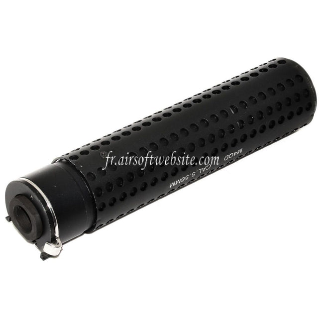 5KU 172mm KAC Style QD Canon Extension Silencieux avec Frein de Bouche Convient pour -14mm CCW sens antihoraire Canon Fusil Airsoft Noir