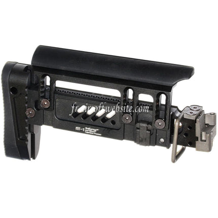 5KU PT-1 AK Side Pliable Crosse Convient pour E&L AK Série Fusil Airsoft Noir
