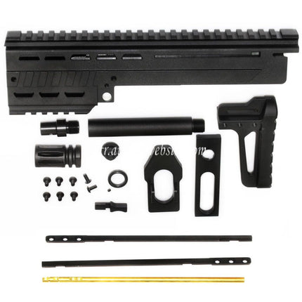 King Arms Max 11 MK12 Garde-Main Barrel Kit Convient pour KWA / KSC M11A4 M11 GBB Fusil Airsoft Noir