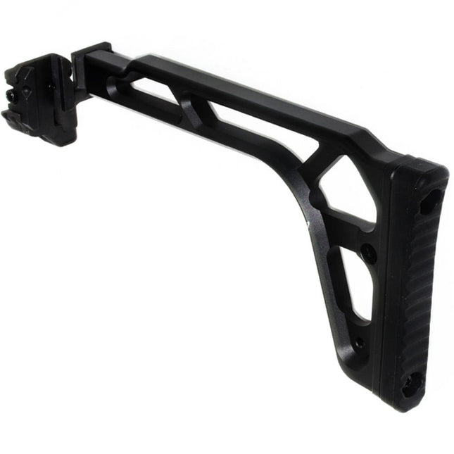 5KU 227mm Pliable Crosse avec 1913 Interface Convient pour MCX / MPX AEG Fusil Airsoft Noir