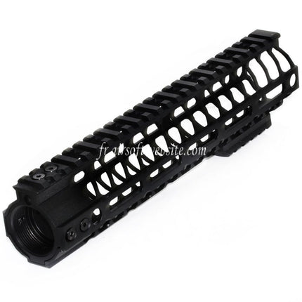 CYMA 256mm 10 Pouces M-LOK RAS Rail de Garde-Main Convient pour CYMA VFC GHK Tokyo Marui M4 M16 Série AEG Fusil Airsoft Noir