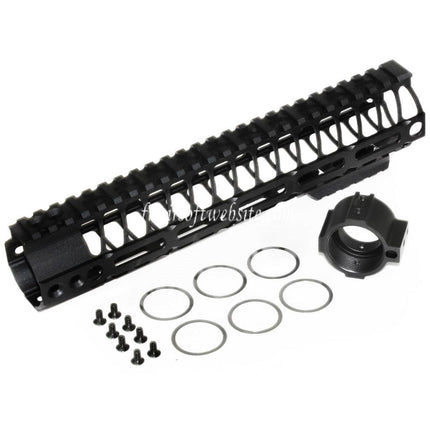 CYMA 256mm 10 Pouces M-LOK RAS Rail de Garde-Main Convient pour CYMA VFC GHK Tokyo Marui M4 M16 Série AEG Fusil Airsoft Noir