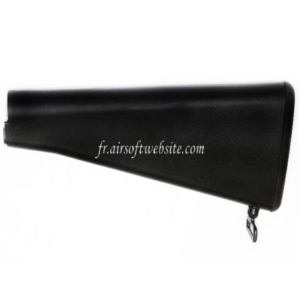 CYMA Grand stockage Fixed Crosse Convient pour M4 M16 Série AEG Fusil Airsoft Noir