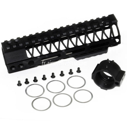 CYMA 185mm 7 Pouces M-LOK RAS Rail de Garde-Main Convient pour CYMA VFC GHK Tokyo Marui M4 M16 Série AEG Fusil Airsoft Noir