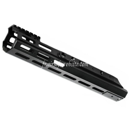 Airsoft Website CNC Aluminum 300mm KC Style MREX M-LOK Rail de Garde-Main Convient pour Double Bell BY-805 VFC WE-Tech Tokyo Marui SCAR Série AEG GBB Fusil