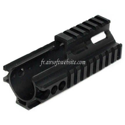 Airsoft Website CNC Aluminum 125mm 4-Côtés Rail Rail de Garde-Main Convient pour Double Bell BY-805 VFC WE-Tech Tokyo Marui SCAR Série AEG GBB Fusil