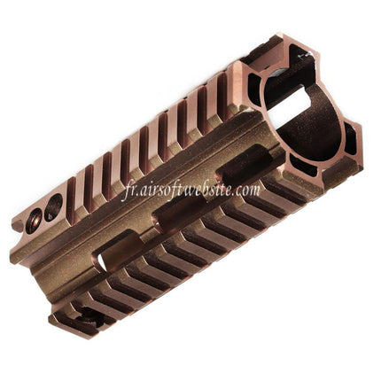 Airsoft Website CNC Aluminum 125mm 4-Côtés Rail Rail de Garde-Main Convient pour Double Bell BY-805 VFC WE-Tech Tokyo Marui SCAR Série AEG GBB Fusil
