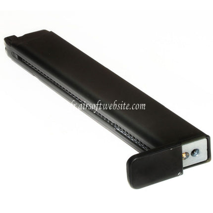 DOUBLE BELL 50 Billes Long Gaz Chargeur Convient pour G17 G18C G34 G35 G-Série GBB Pistolet Airsoft Noir