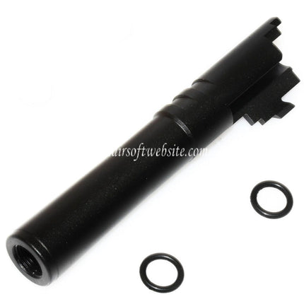 5KU 4.3 Pouces CNC Aluminium Canon Extérieur +11mm CW sens horaire Convient pour Tokyo Marui Hi-Capa 4.3 GBB Pistolet Airsoft