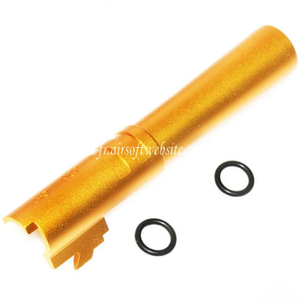 5KU 4.3 Pouces CNC Aluminium Canon Extérieur +11mm CW sens horaire Convient pour Tokyo Marui Hi-Capa 4.3 GBB Pistolet Airsoft