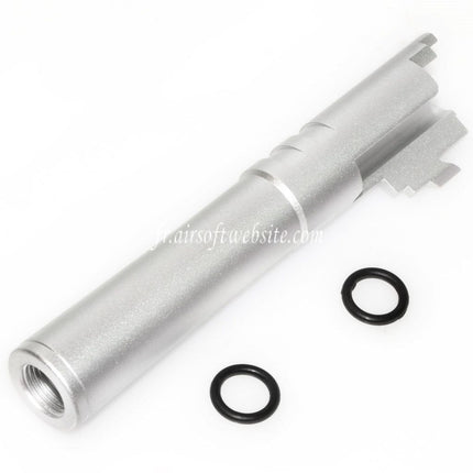 5KU 4.3 Pouces CNC Aluminium Canon Extérieur +11mm CW sens horaire Convient pour Tokyo Marui Hi-Capa 4.3 GBB Pistolet Airsoft