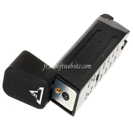 APS TTI 23 Billes Gaz Chargeur avec Thick Base Convient pour G17 G18C G-Série GBB Pistolet Airsoft Noir
