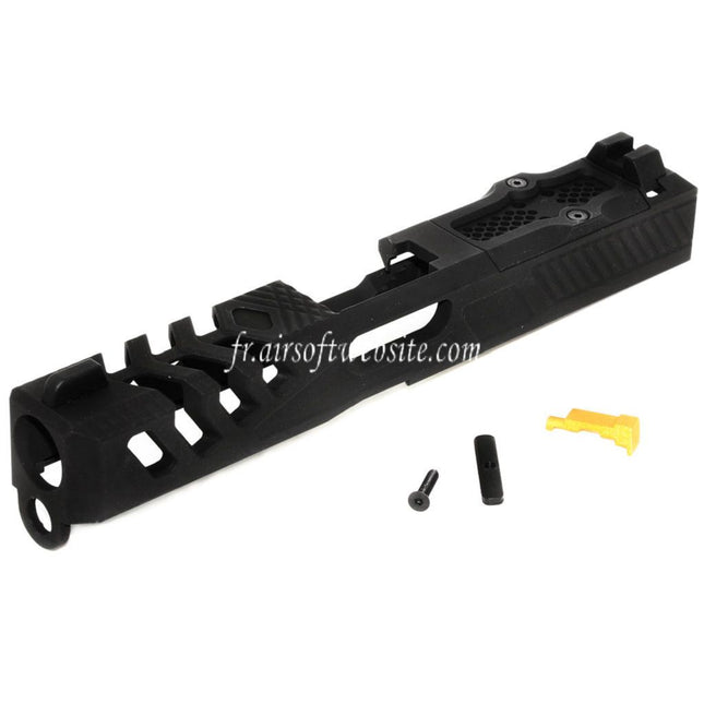 APS EMG F1 Firearms 170mm Métal Glissière avec Guidon Hausse Convient pour APS EMG F1 Firearms BSF Série Pistolet Airsoft