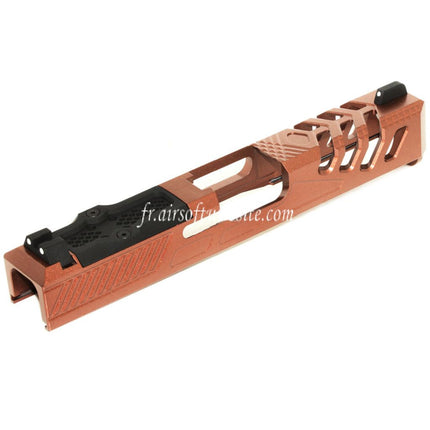 APS EMG F1 Firearms 170mm Métal Glissière avec Guidon Hausse Convient pour APS EMG F1 Firearms BSF Série Pistolet Airsoft