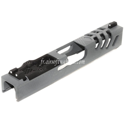 APS EMG F1 Firearms 170mm Métal Glissière avec Guidon Hausse Convient pour APS EMG F1 Firearms BSF Série Pistolet Airsoft