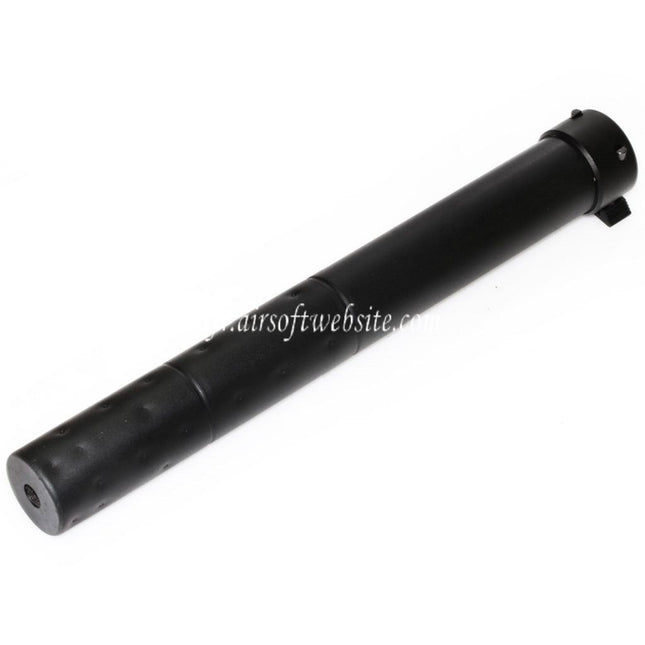 Airsoft Website 295mm QD Silencieux Convient pour Golden Eagle CYMA SR25 AEG GBB Fusil Airsoft Noir