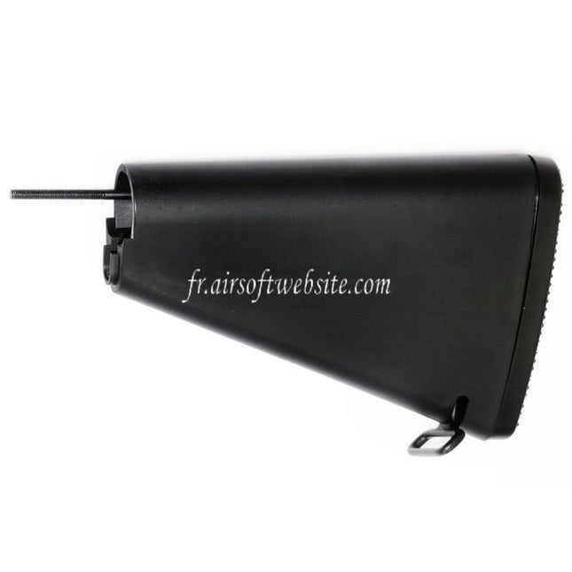 Airsoft Website 188mm Court Style Fixed Crosse Convient pour M4 M16 M16A1 M16A2 Série AEG Fusil Noir