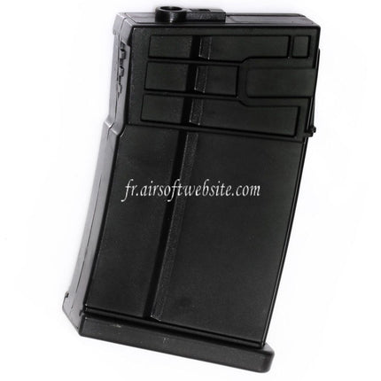 Golden Eagle 420 Billes Hi-Cap Chargeur Convient pour Golden Eagle Tokyo Marui HK417 Série AEG Fusil Airsoft Noir