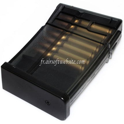 Golden Eagle 70 Schuss Mid-Cap Magazin Passend für Golden Eagle Tokyo Marui HK417 Serie AEG Airsoft Gewehr Schwarz