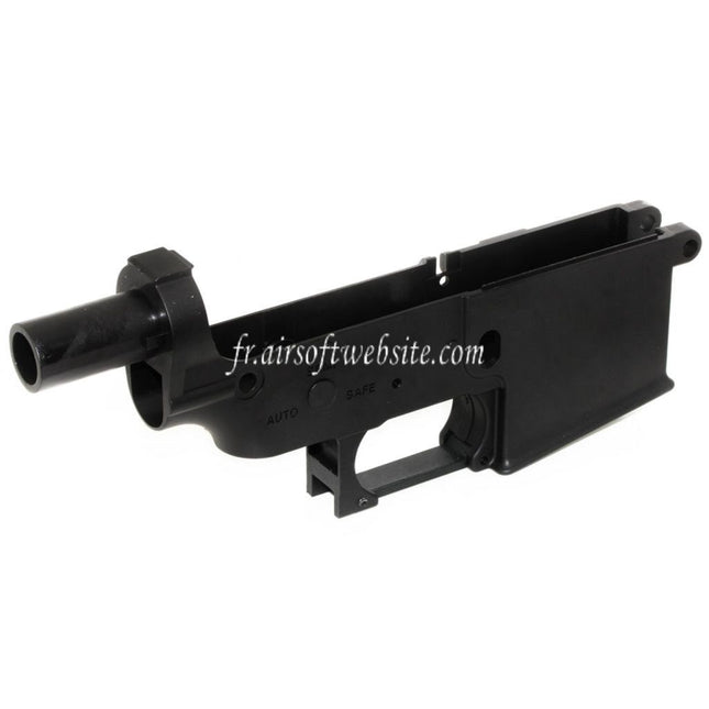 Golden Eagle Original Plastique Bas Boîtier Convient pour JG Golden Eagle 6661 CAR-15 Série AEG Fusil Airsoft Noir