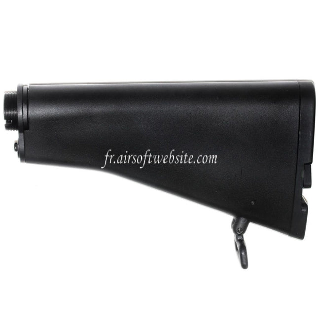 Golden Eagle CAR-15 Rétractable Crosse Convient pour JG6661 Tokyo Marui M4 Série AEG Fusil Airsoft Noir