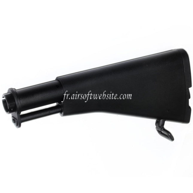 Golden Eagle CAR-15 Rétractable Crosse Convient pour JG6661 Tokyo Marui M4 Série AEG Fusil Airsoft Noir