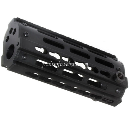 Golden Eagle 170mm FightLite MCR Keymod RAS Rail de Garde-Main Convient pour JG6661 Tokyo Marui M4 Série AEG Fusil Airsoft Noir