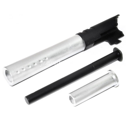 DOUBLE BELL 124mm/128mm V12 Style Canon Extérieur Set Convient pour DOUBLE BELL ARMY Tokyo Marui 1911 GBB Pistolet Airsoft