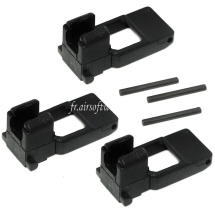 APS 3pièces Chargeur Lip Feed Convient pour APS X1 Xtreme GBox Série GBB Ultimate Pistolet Fusil