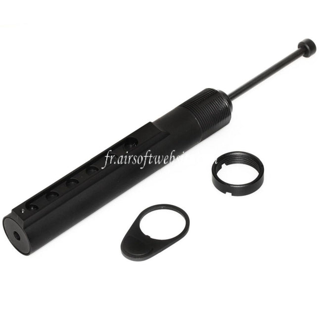APS AR Crosse Buffer Tube Convient pour avec Recul Set Convient pour APS X1 Xtreme GBox Série GBB Ultimate Pistolet Airsoft Noir