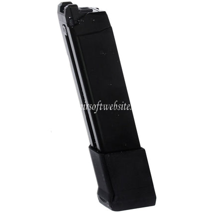 APS EMG 34 Billes Top Gaz Chargeur avec Thick Base Convient pour G17 G18C G-Série GBB Pistolet Airsoft Noir