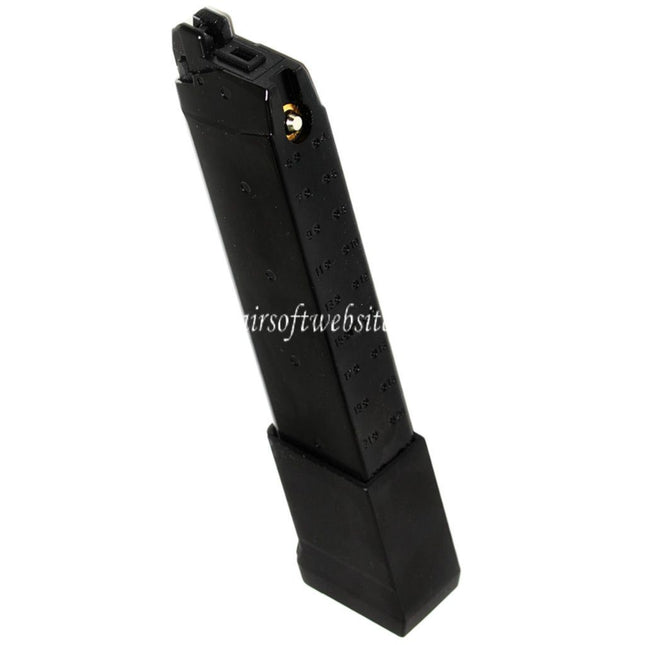 APS EMG 34 Billes Top Gaz Chargeur avec Thick Base Convient pour G17 G18C G-Série GBB Pistolet Airsoft Noir