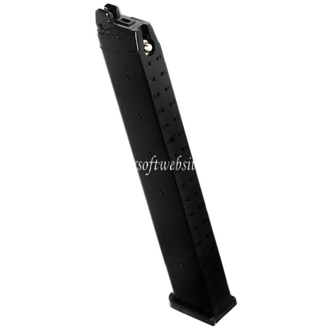 ARMY ARMAMENT 50 Billes Long Gaz Chargeur Convient pour G17 G18C G34 G35 G-Série GBB Pistolet Airsoft Noir