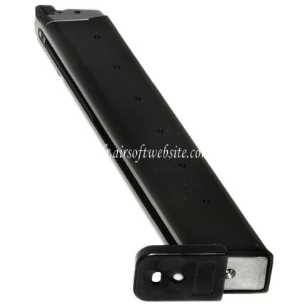 ARMY ARMAMENT 50 Billes Long Gaz Chargeur Convient pour G17 G18C G34 G35 G-Série GBB Pistolet Airsoft Noir