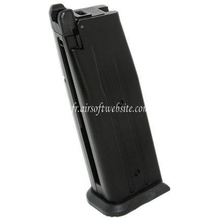 ARMY ARMAMENT 25 Billes Gaz Chargeur Convient pour Hi-Capa 3.8 Série GBB Pistolet Airsoft Noir