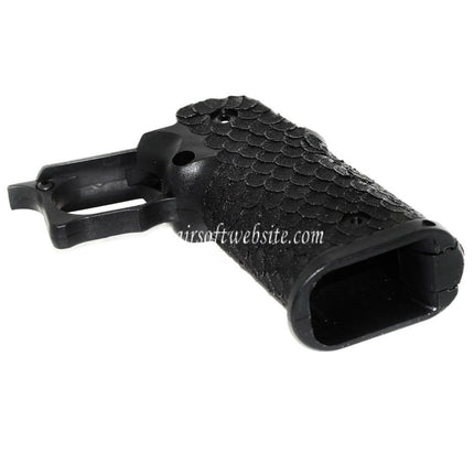 ARMY ARMAMENT Poisson Écaille Pointillé Pistolet Poignée Le Châssis Convient pour R601 TTI Combat Master EMG AW WE Tokyo Marui Hi-Capa Série GBB Pistolet Airsoft Noir