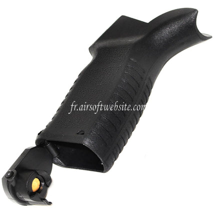 CYMA PDW Type Glitch Straight Racing Pistolet Poignée Convient pour CYMA Tokyo Marui M4 M16 Série AEG Fusil Airsoft Noir