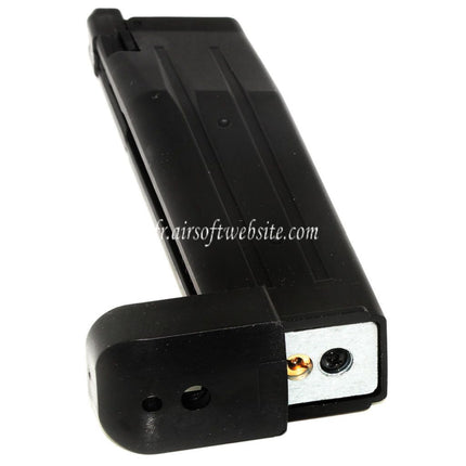 E&C 28 Billes Gaz Chargeur Convient pour Hi-Capa Série GBB Pistolet Airsoft Noir