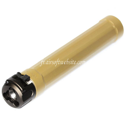 5KU 187mm Ryder 9 MP5 Silencieux Convient pour VFC Umarex Tokyo Marui MP5 Série AEG GBB SMG Fusil Airsoft