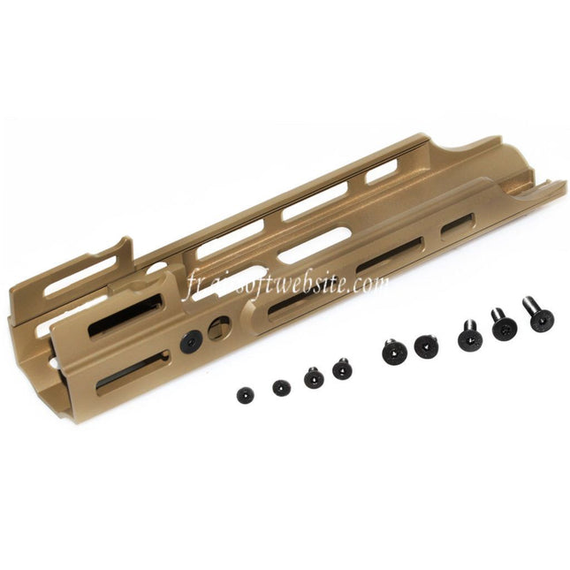 PTS Kinetic MREX M-LOK MK2 Rail de Garde-Main (233mm) Convient pour Cybergun VFC Tokyo Marui SCAR Fusil Airsoft