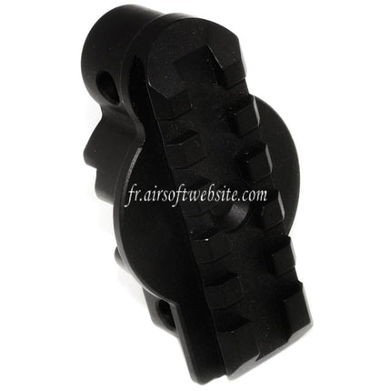 5KU 20mm M1913 Picatinny Rail Crosse Adaptateur End Cap Convient pour Umarex VFC MP5K PDW Série GBB Fusil Airsoft Noir