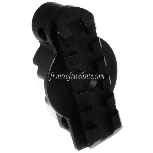 5KU 20mm M1913 Picatinny Rail Crosse Adaptateur End Cap Convient pour Umarex VFC MP5K PDW Série GBB Fusil Airsoft Noir
