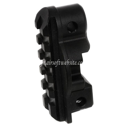 5KU 20mm M1913 Picatinny Rail Crosse Adaptateur End Cap Convient pour Umarex VFC MP5K PDW Série GBB Fusil Airsoft Noir